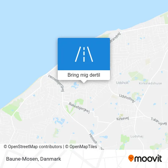 Baune-Mosen kort