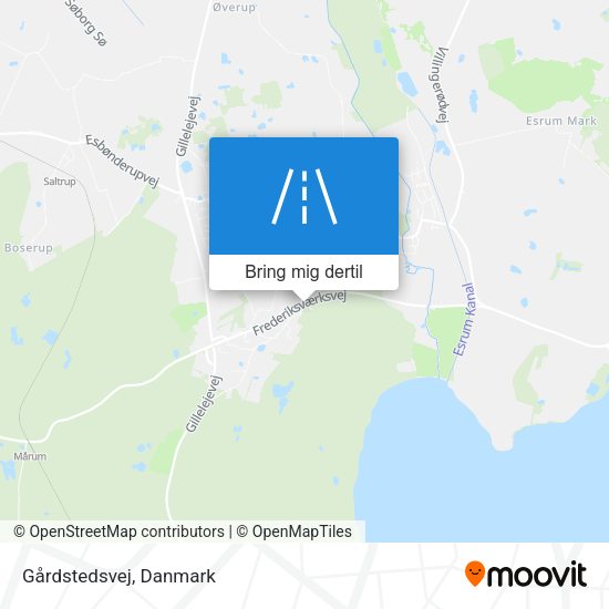 Gårdstedsvej kort