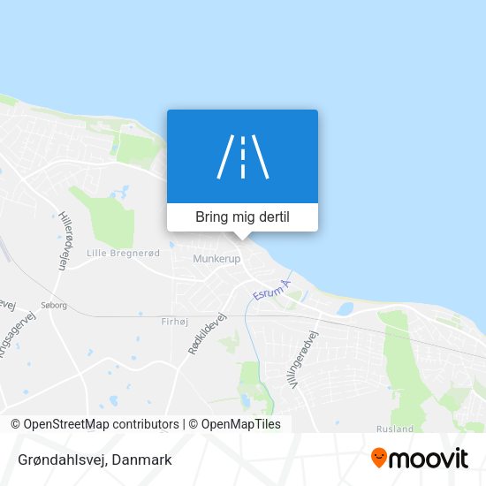 Grøndahlsvej kort