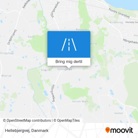 Hellebjergvej kort