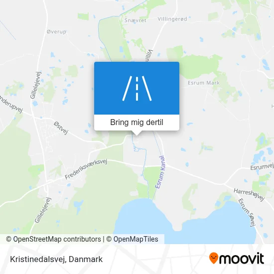 Kristinedalsvej kort