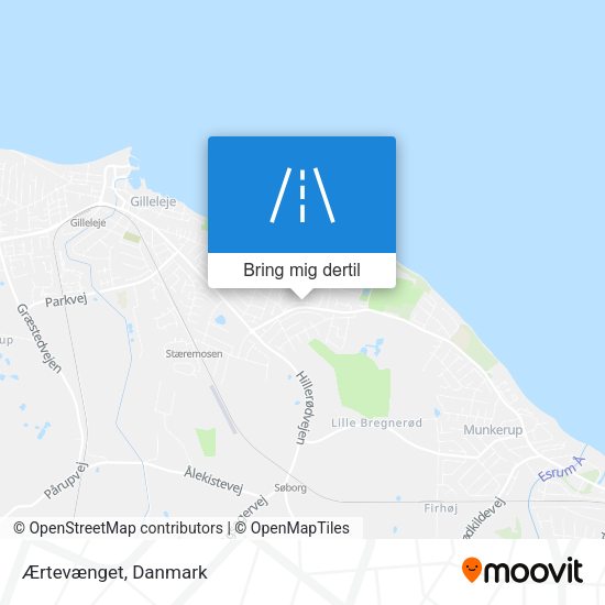 Ærtevænget kort
