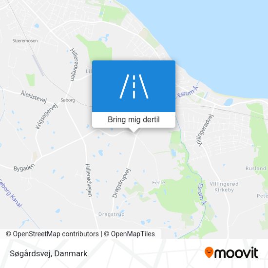 Søgårdsvej kort