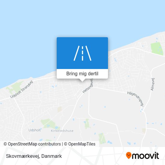Skovmærkevej kort