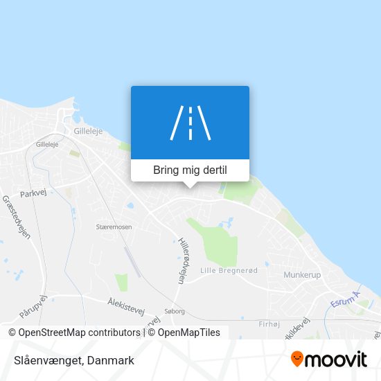 Slåenvænget kort