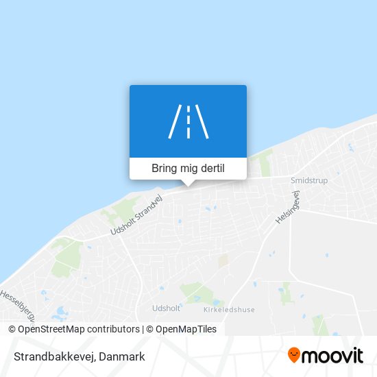 Strandbakkevej kort