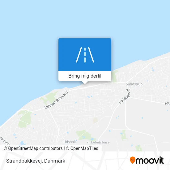 Strandbakkevej kort
