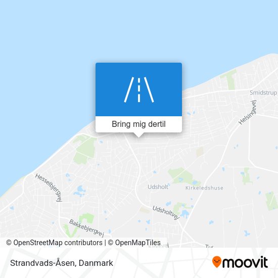 Strandvads-Åsen kort