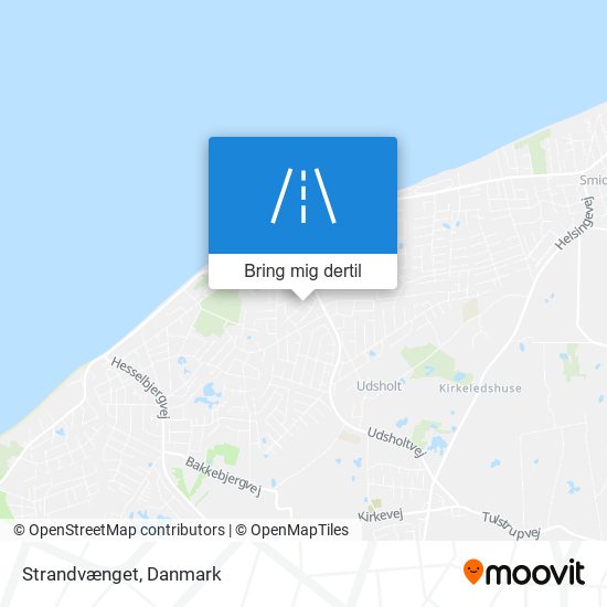 Strandvænget kort