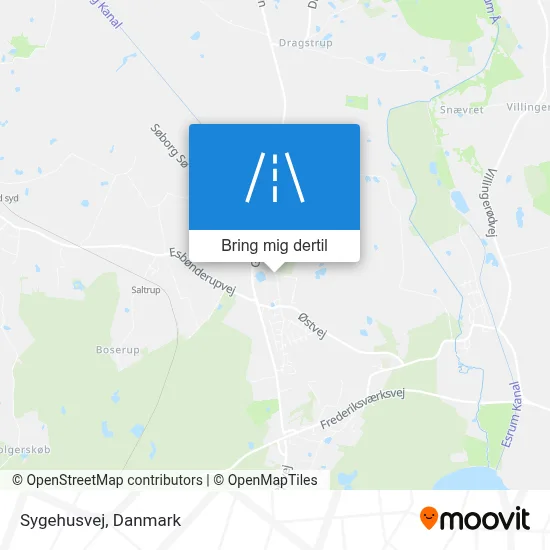 Sygehusvej kort