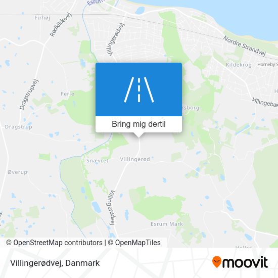 Villingerødvej kort