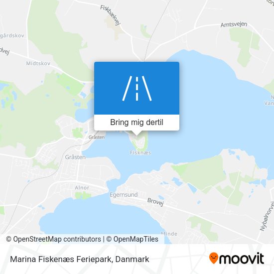 Marina Fiskenæs Feriepark kort