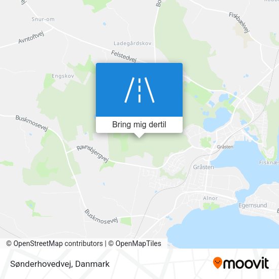 Sønderhovedvej kort