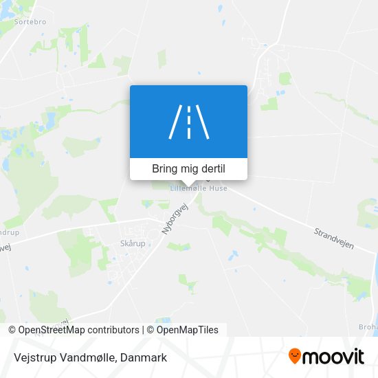 Vejstrup Vandmølle kort