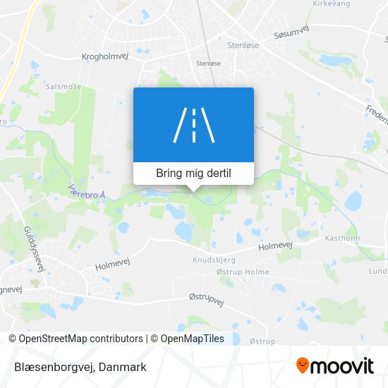 Blæsenborgvej kort