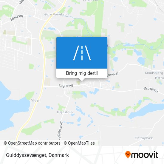 Gulddyssevænget kort