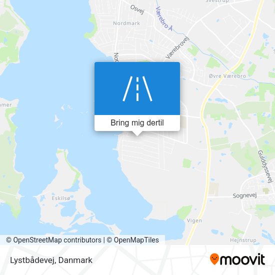 Lystbådevej kort