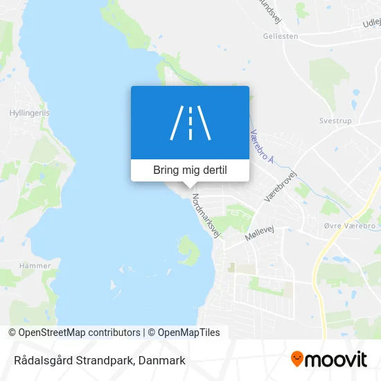 Rådalsgård Strandpark kort