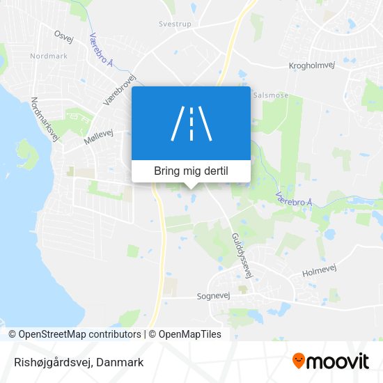 Rishøjgårdsvej kort