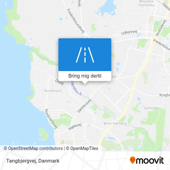 Tangbjergvej kort