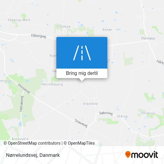 Nørrelundsvej kort
