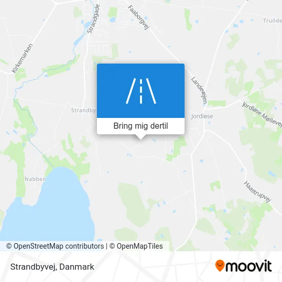 Strandbyvej kort