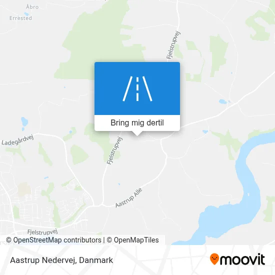 Aastrup Nedervej kort