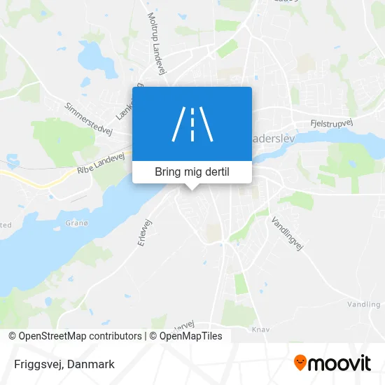 Friggsvej kort