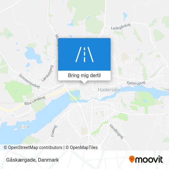 Gåskærgade kort