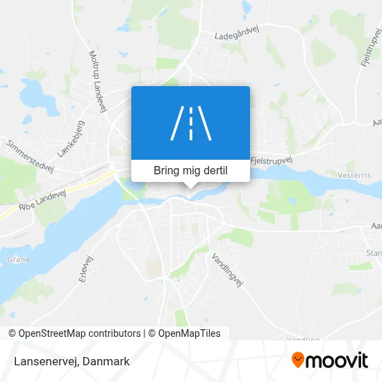 Lansenervej kort