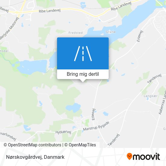 Nørskovgårdvej kort