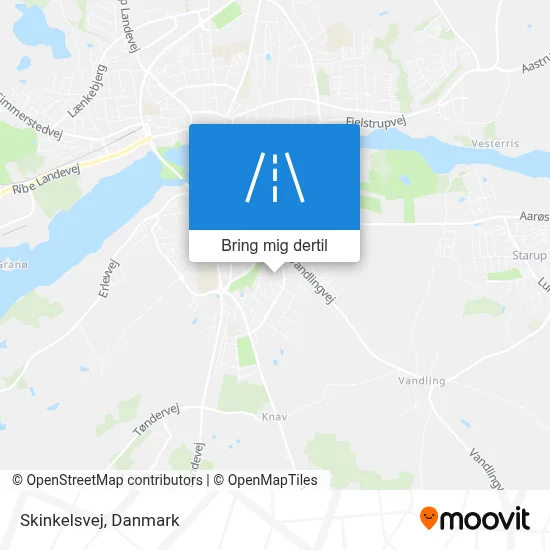 Skinkelsvej kort