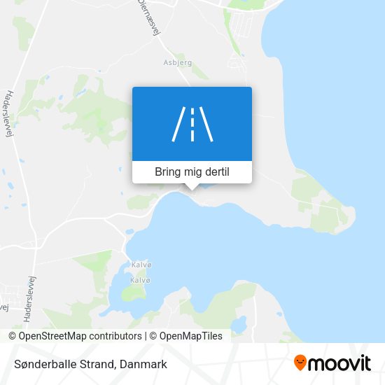 Sønderballe Strand kort