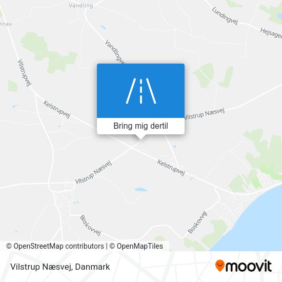 Vilstrup Næsvej kort