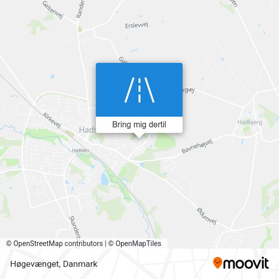 Høgevænget kort