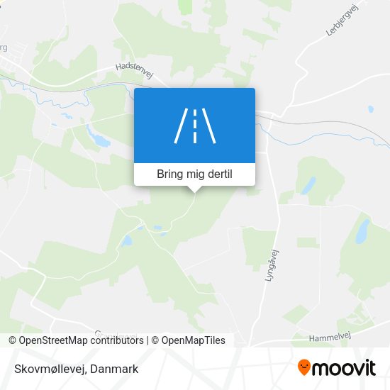 Skovmøllevej kort