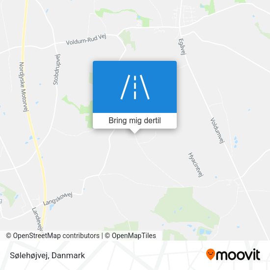 Sølehøjvej kort