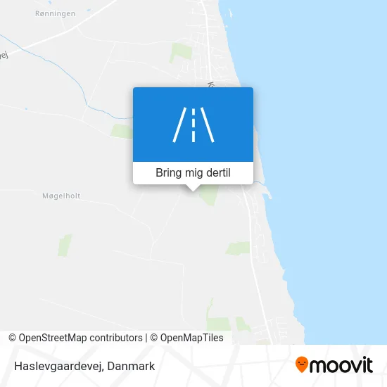 Haslevgaardevej kort