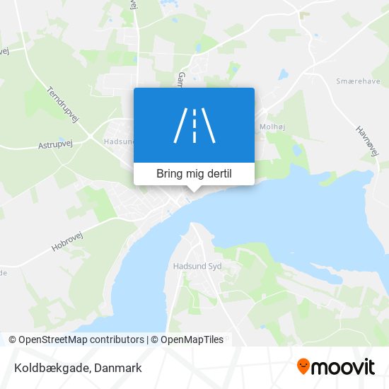 Koldbækgade kort