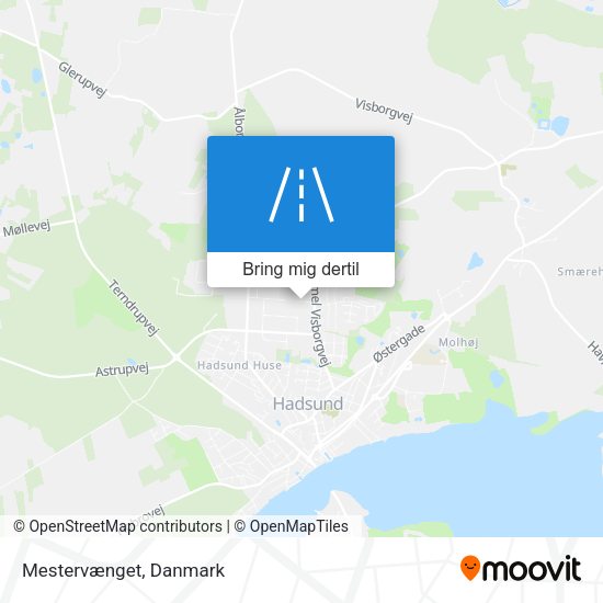 Mestervænget kort