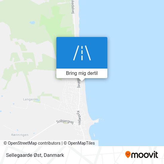 Sellegaarde Øst kort