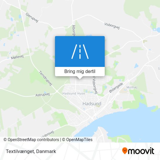 Textilvænget kort