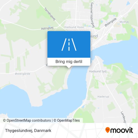 Thygeslundvej kort