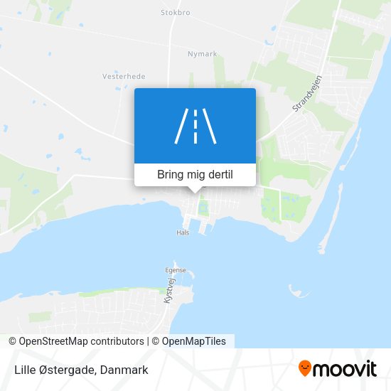 Lille Østergade kort
