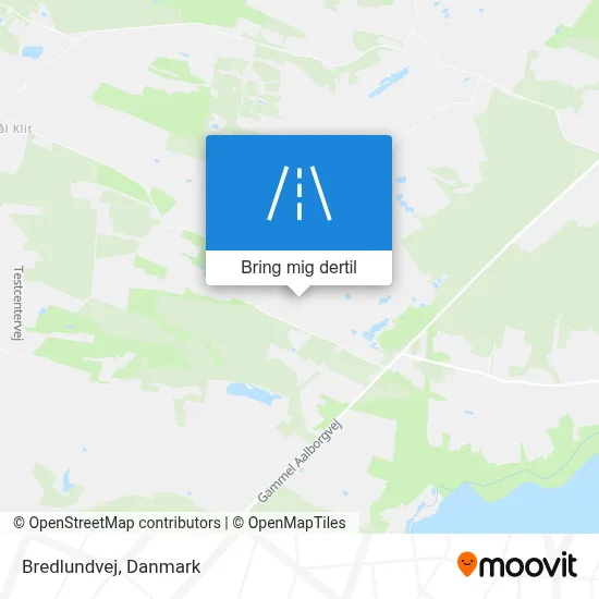 Bredlundvej kort