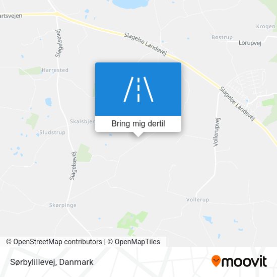 Sørbylillevej kort