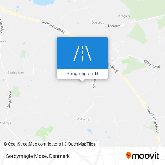 Sørbymagle Mose kort