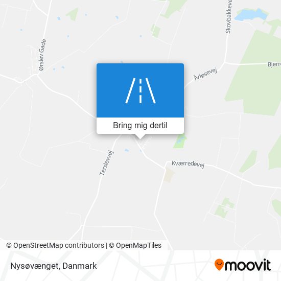 Nysøvænget kort