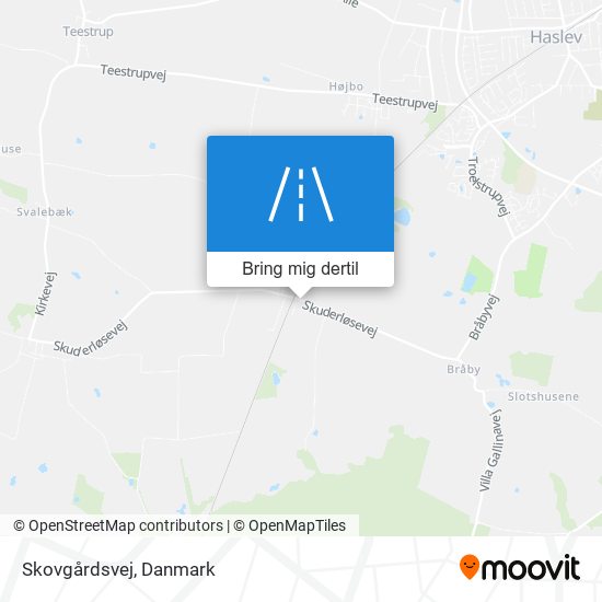 Skovgårdsvej kort