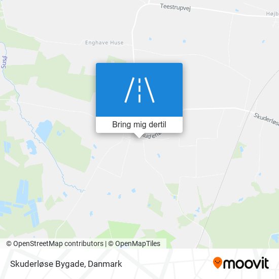 Skuderløse Bygade kort